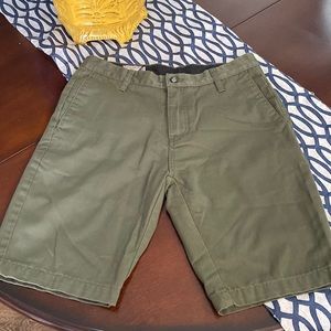 Volcom mens shorts in size 30.  Olive/kaki green.